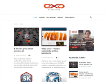 Tablet Screenshot of blog.exohosting.sk
